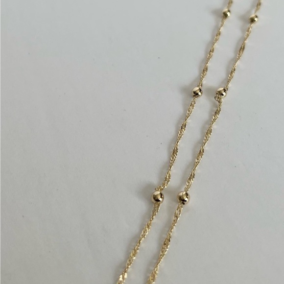14k goldfilled bead necklace - Picture 4 of 5